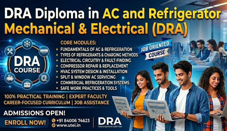 DRA (Diploma in Air Conditioning and Refrigeration)